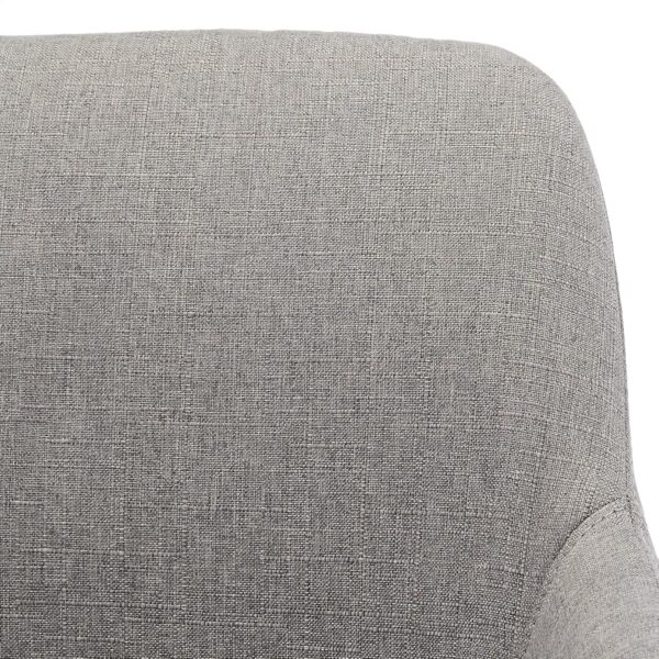 Amazon Basics Modern Home Office Desk Chairs, Adjustable Height, 360 Degree Swivel, 25"D x 23.25"W x 36.25"H, Light Gray