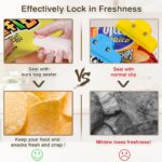 Mini Bag Sealer, USB-C Rechargeable Bag Sealer, Cute Little Pig Heat Seal, Gently Pull to Quickly Seal, Convenient for Storing Snacks, Fruits, Food, and Daily Necessities