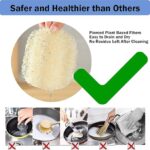 Large Natural Dish Scrubber, Loofah Dishwashing Sponge (6 Pcs), No Scratch for Dish, Large Size 5.2″L*3.2″W, Loofah Plant Kitchen Eco-Scrubber, Zero Waste and Eco Friendly Sponges, Unbleached.