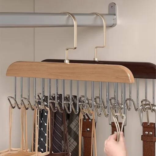 10-Pack Premium Wooden Hangers